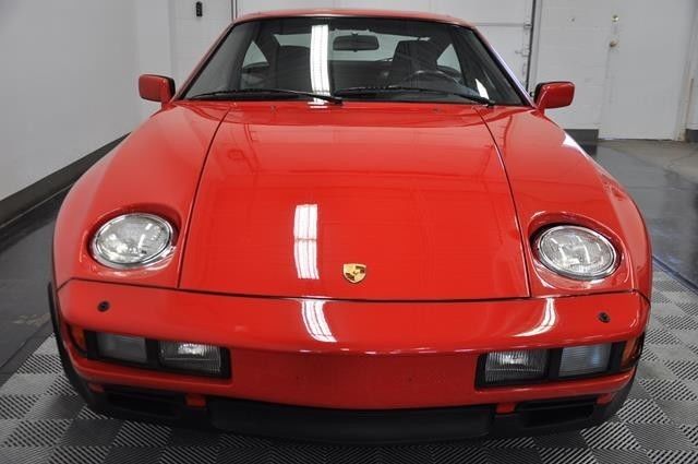 1985 porsche 928s guards red black leather 28500 miles automatic