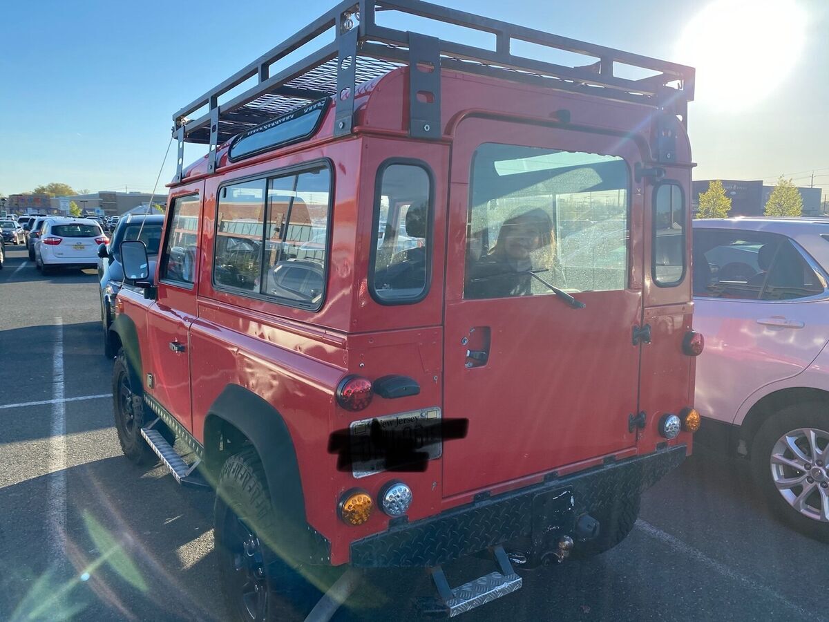 1994 land rover defender suv red 4wd manual