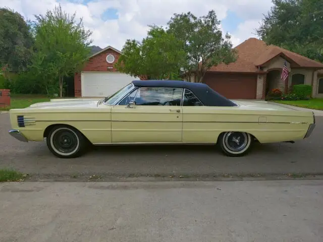 1965 mercury monterey convertible yellow rwd automatic