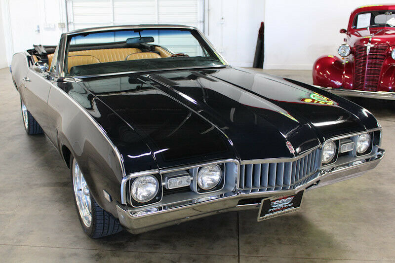 1968 oldsmobile cutlass 230 miles blue convertible