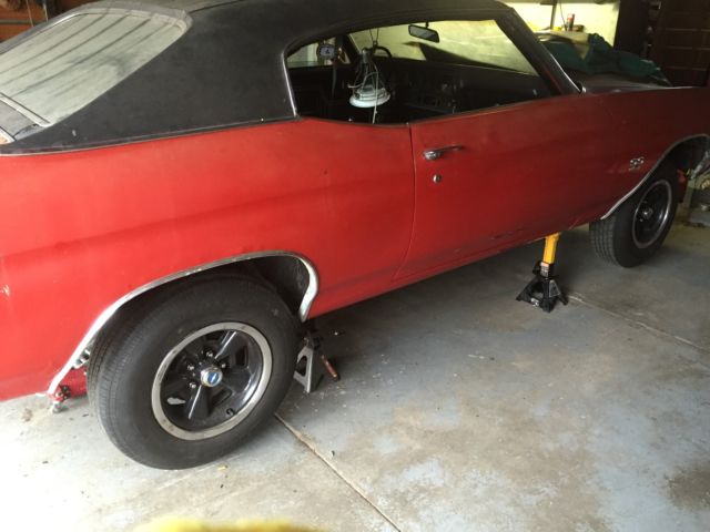 1972 chevelle ss 454 4spd m22 bench seat car number# matching motor trans rear