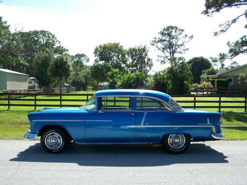 1955 chevrolet bel air belair classic antique muscle 327 v8 muncie air condition