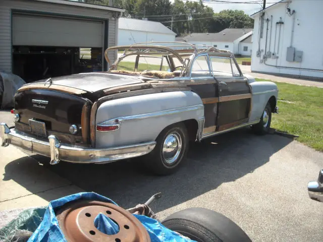 1949 chrysler new yorker town & country convertible woody project