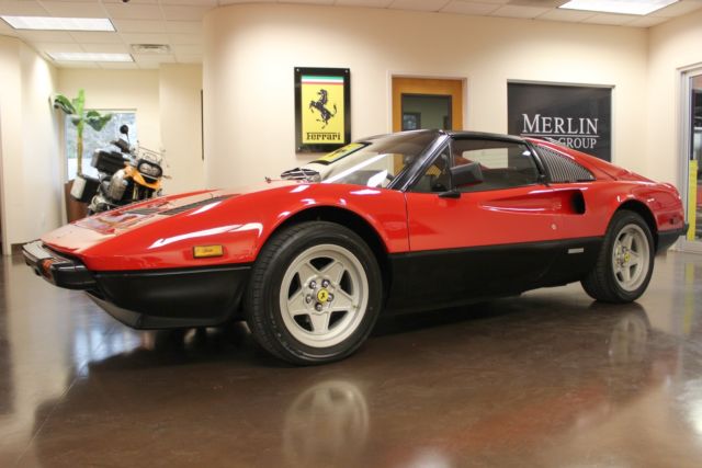 used 1983 ferrari 308 gts quattrovalvole red convertible 2-dr 2.9l v8 16v dohc m