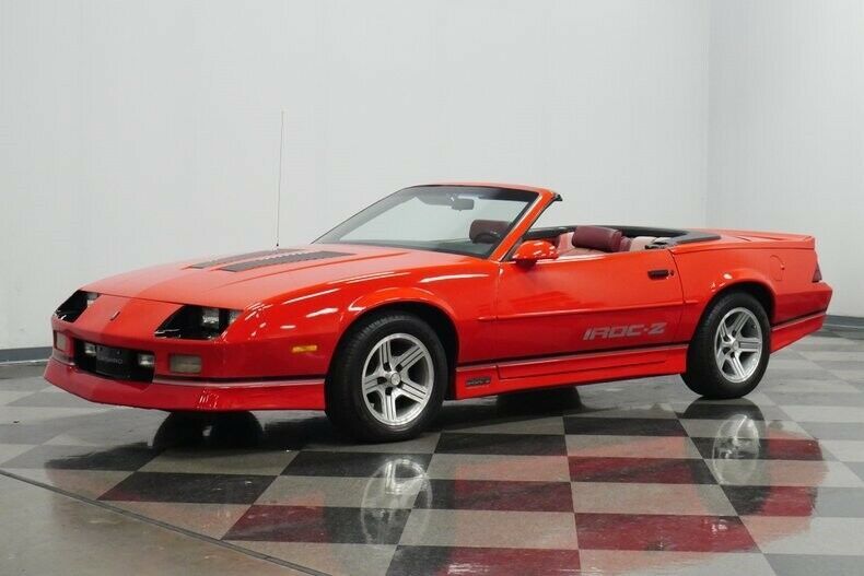 classic vintage iroc camaro convertible