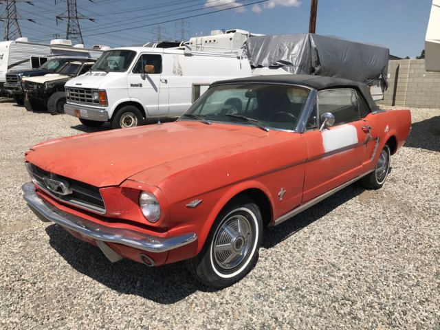 1965 ford mustang convetible 4 speed 289 at no reserve