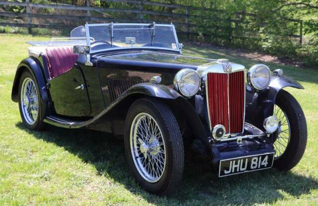 1946 mg tc 4400 miles black convertible i4 1.2l manual