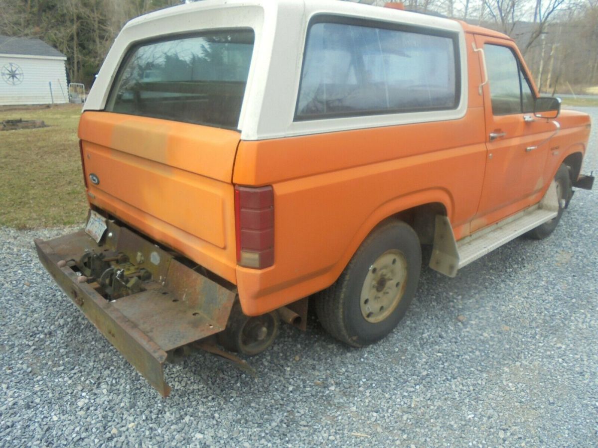 1986 ford bronco 4x4 hy-rail railroad hi-rail