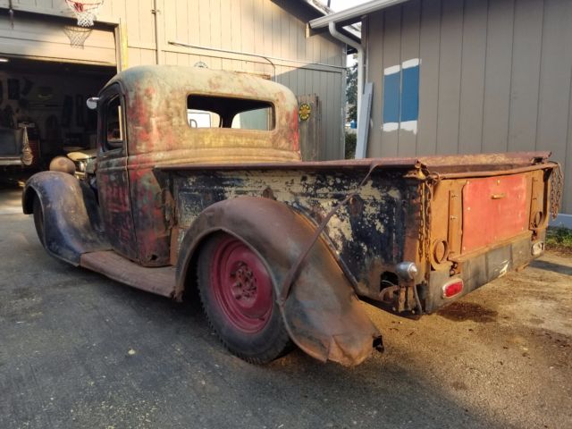 1937 ford truck rad rod hot rod