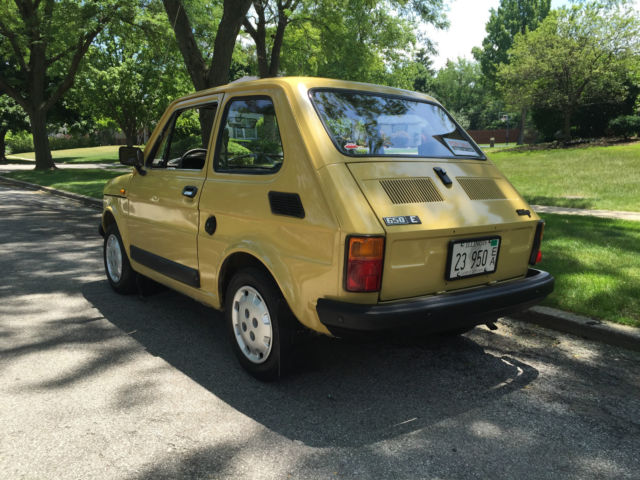 1986 polski fiat 126p 650e