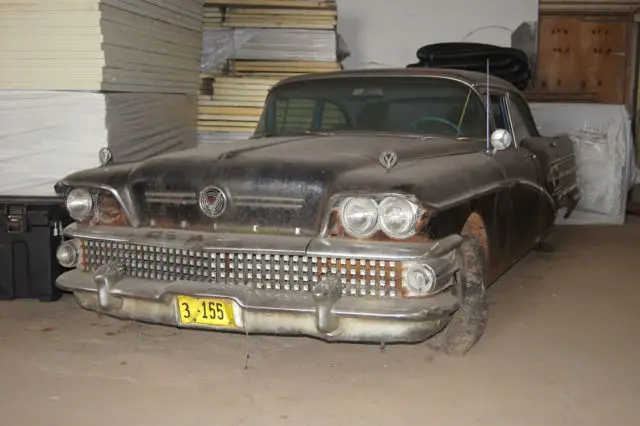 1958 buick special 4 door, black