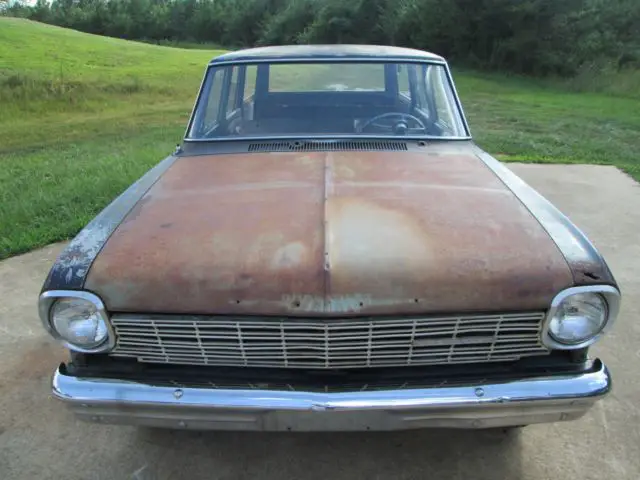 1963 chevy ii nova 4-door station wagon solid project for restoration or rat rod