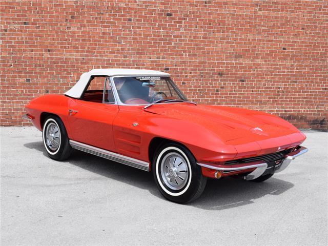 1964 chevrolet corvette - riverside red