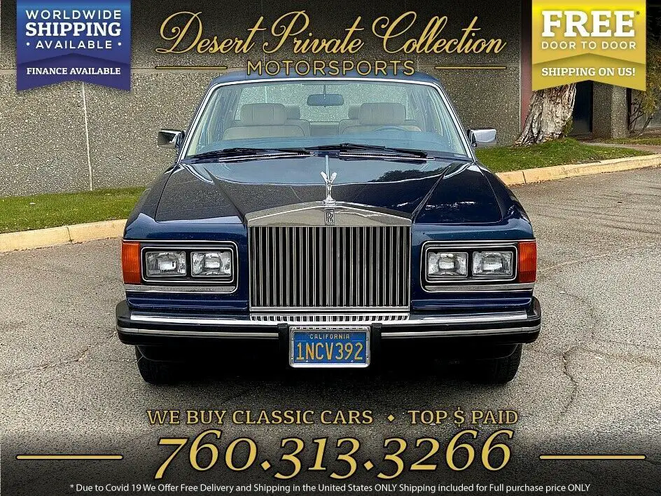 1985 rolls-royce silver spur centenary for sale!