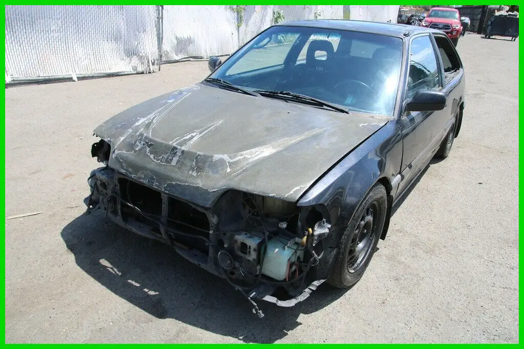 1991 honda civic si hatchback 5 speed manual 4 cylinder no reserve