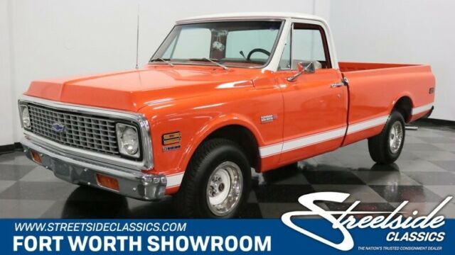 very nice & clean chevy! 350 v8, auto, ps/b w/ front disc, a/c, hugger orange!