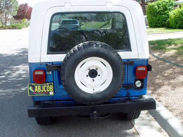 1979 jeep cj-7 levis edition, amc 360 v8, quadratrac, 2nd owner, no reserve