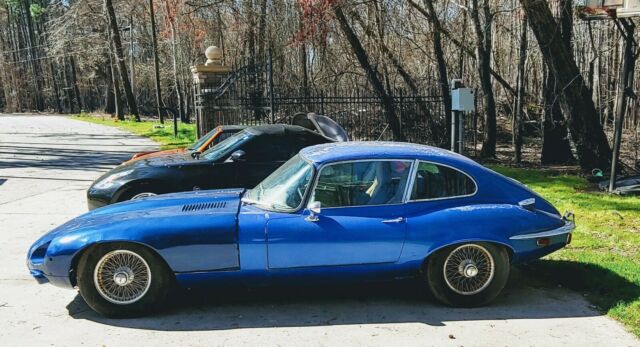 1972 jaguar xke 2+2 project, very solid, complete, runs/drives/stops, chevy 350
