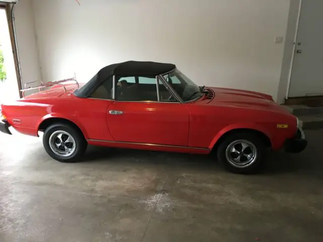 red convertible excellent condition