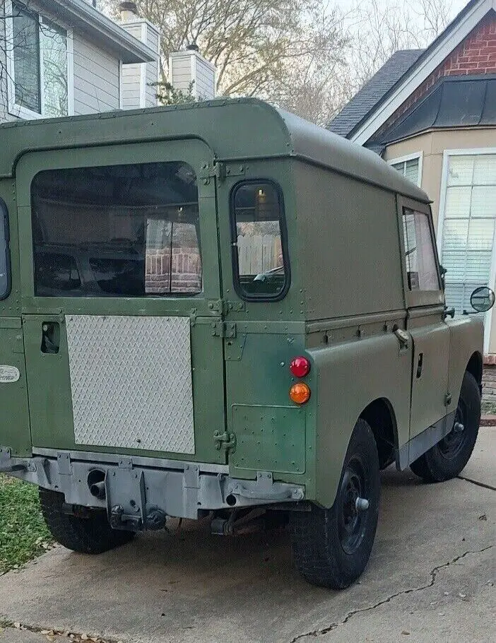 1970 land rover 88 suv green 4wd manual