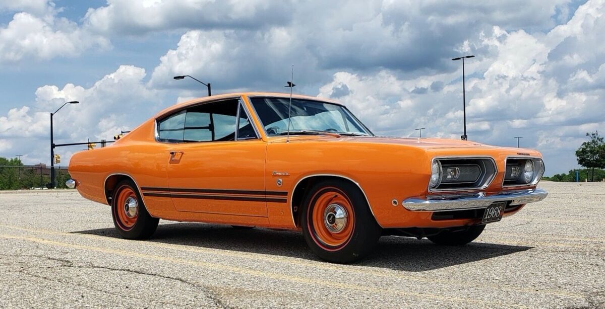1968 plymouth barracuda formula s 340 ultra rare omaha orange mcacn gold winner