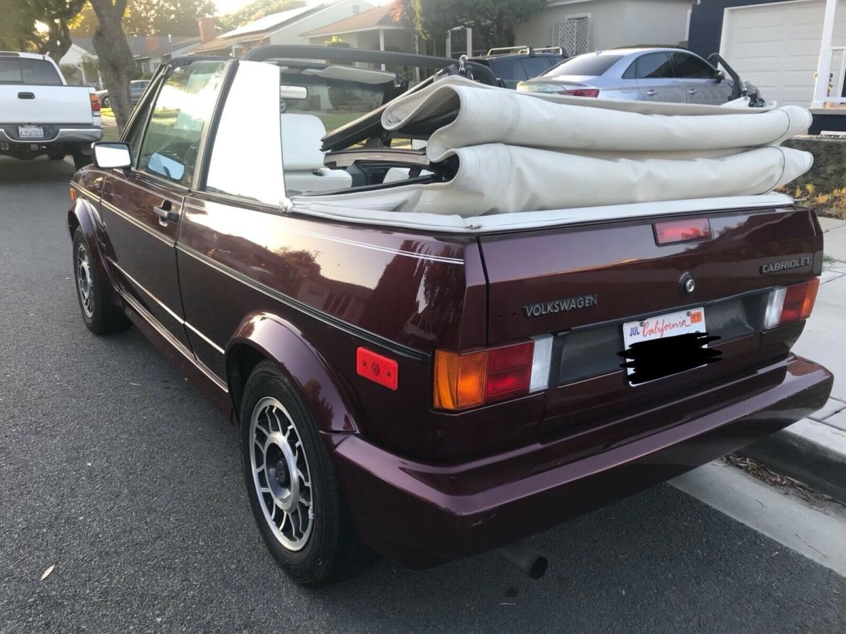 1990 volkswagen cabriolet convertible black fwd automatic