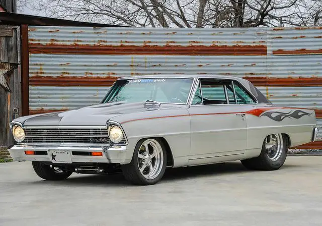 1967 chevrolet nova, house of hot rods silver with 571 miles available now!