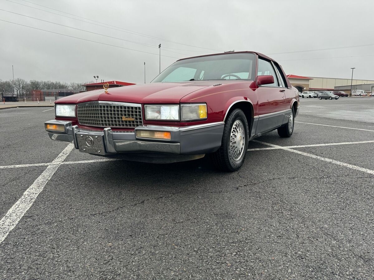 1990 cadillac deville red fwd automatic