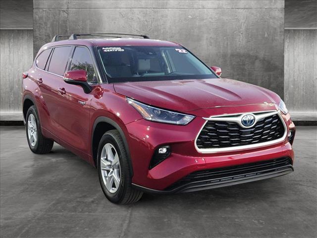 2021 toyota highlander hybrid le
