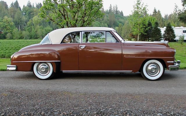 1951 desoto custom sportsman 2-door hardtop, semi-automatic, older restoration