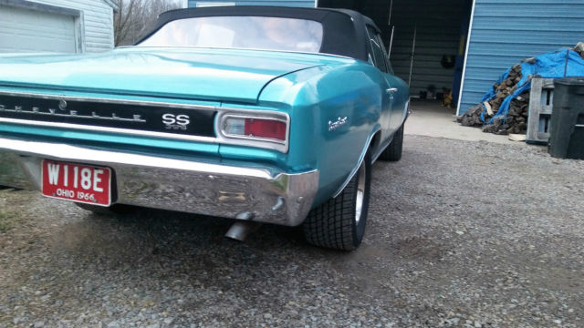 1966 chevelle super sport convertible (clone)