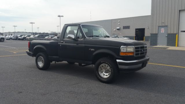 94 flareside f150 regular cab 4x4 5.0 v8 xlt package no reserve cheap project!!