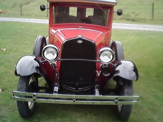 1931 ford model a huckster van/woody