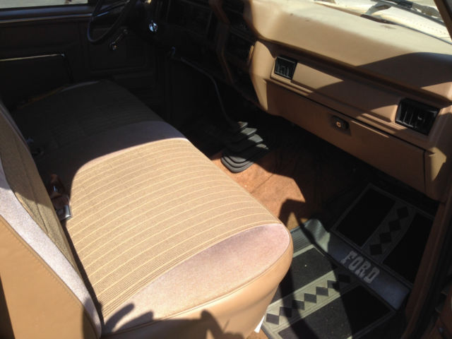1986 ford f-250 xl; 6.9l diesel; tan; extended cab; vin: 1fthx2510gkb55366