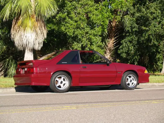 1988 ford mustang gt 5.0 t-tops rare 119k 2 owners clean history aod throwback