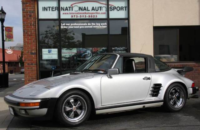 1987 porsche 911 carrera turbo 2dr targa coupe 24925 miles silver convertible 3