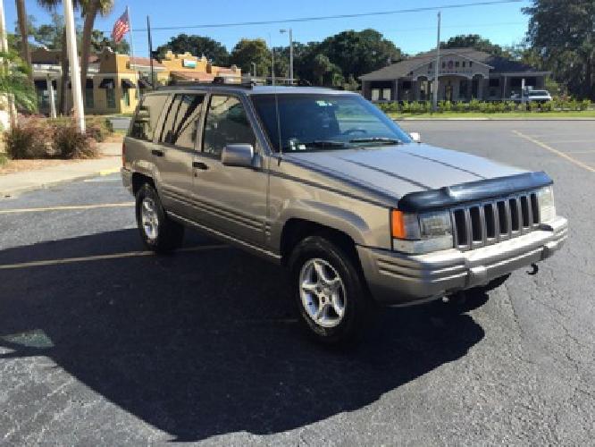 1997 grand cherokee limited, 5.2l v8, 4wd, a/c in tampa, fl