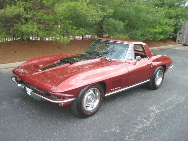 1967 chevrolet corvette unrestored convertible, radio delete, orignial motor