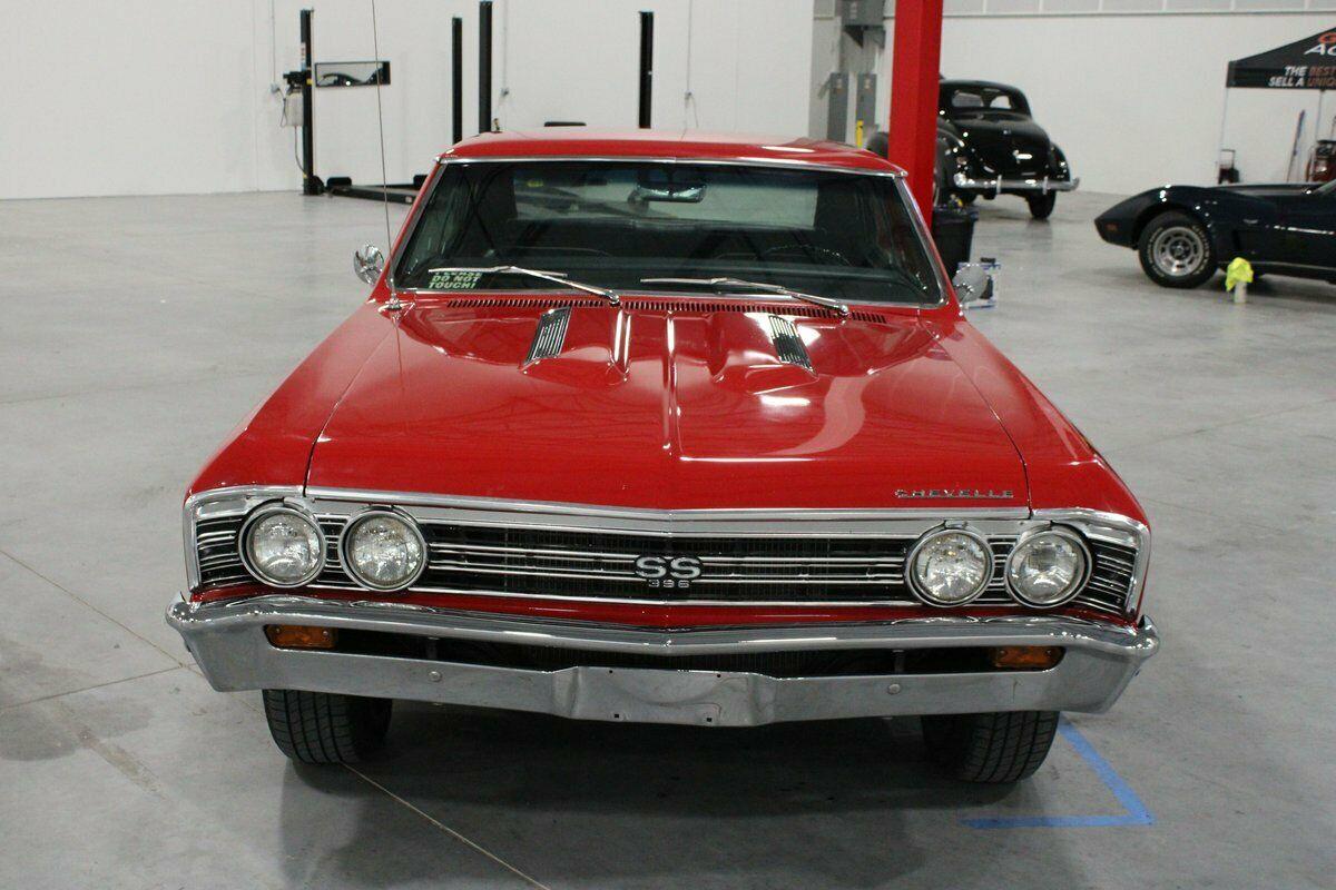 1967 chevrolet chevelle ss regal red 396ci v8