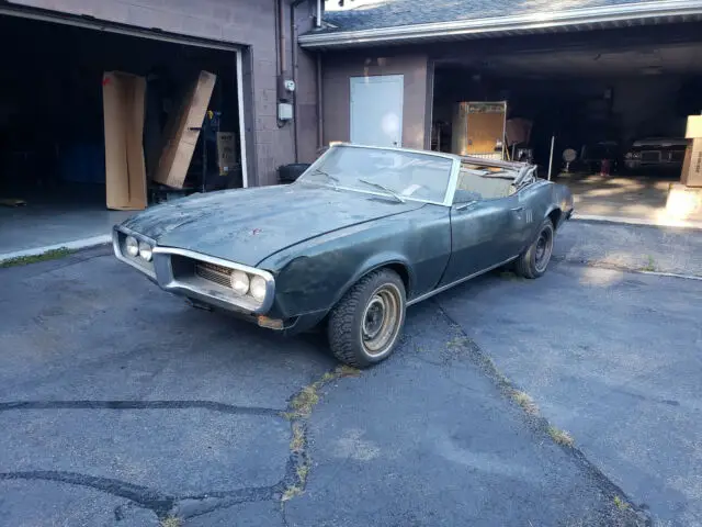 1968 pontiac firebird factory v8 4-speed convertible