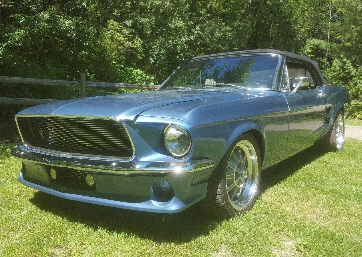 1967 ford mustang 4.7 black convertible factory 298 3 speed