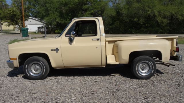1984 chevrolet chevy c10 silverado stepside shortbed not gmc