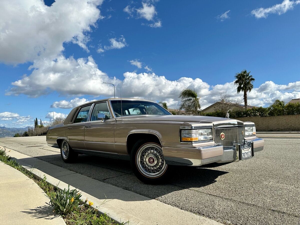 1990 cadillac brougham brown