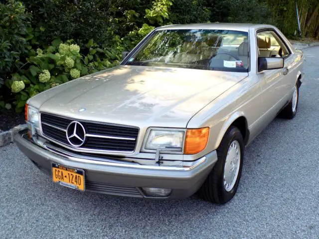 single family owned 1989 mercedes-benz 560sec with 80k miles from new