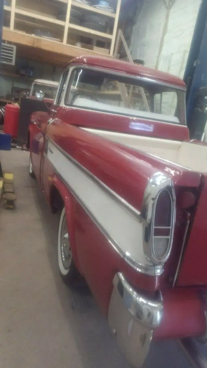 chevrolet cameo truck 1958 rare v-8 with a hydramatic automatic transmission
