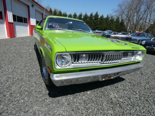 1972 plmouth 340 duster sub lime green mopar financing available