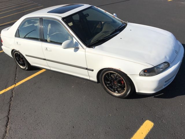 1994 honda civic ex - lowered, custom whls, intake, suspension, sunroof