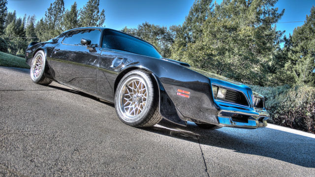 1977 pontiac firebird trans am coupe 6.6l - mean steets posture gas monkey not!
