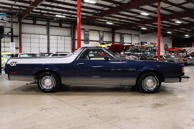 1979 ford ranchero 343 miles midnight blue metallic coupe 351cid v8 automatic