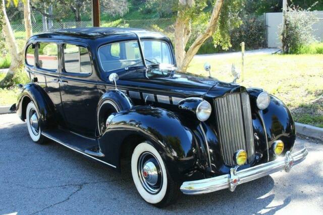 1938 packard 1603 super 8 5999 miles black 4 door 8 cyl manual